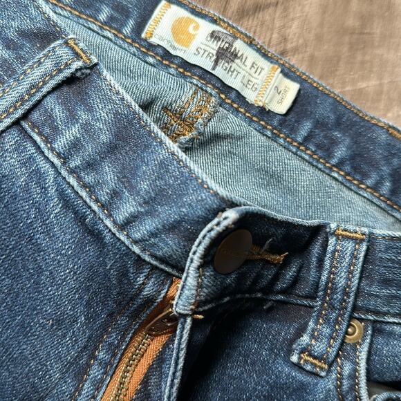 Carhartt Original Fit Straight Leg Jeans - 2 Short - Picture 6 of 7